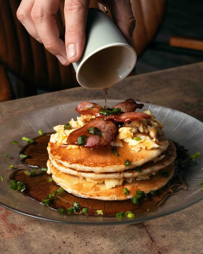 Fluffy pancakes at Breakfast to Breakfast