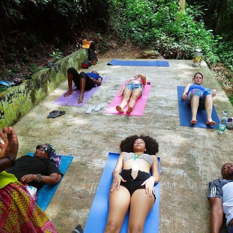 Asenema Waterfalls in Ghana