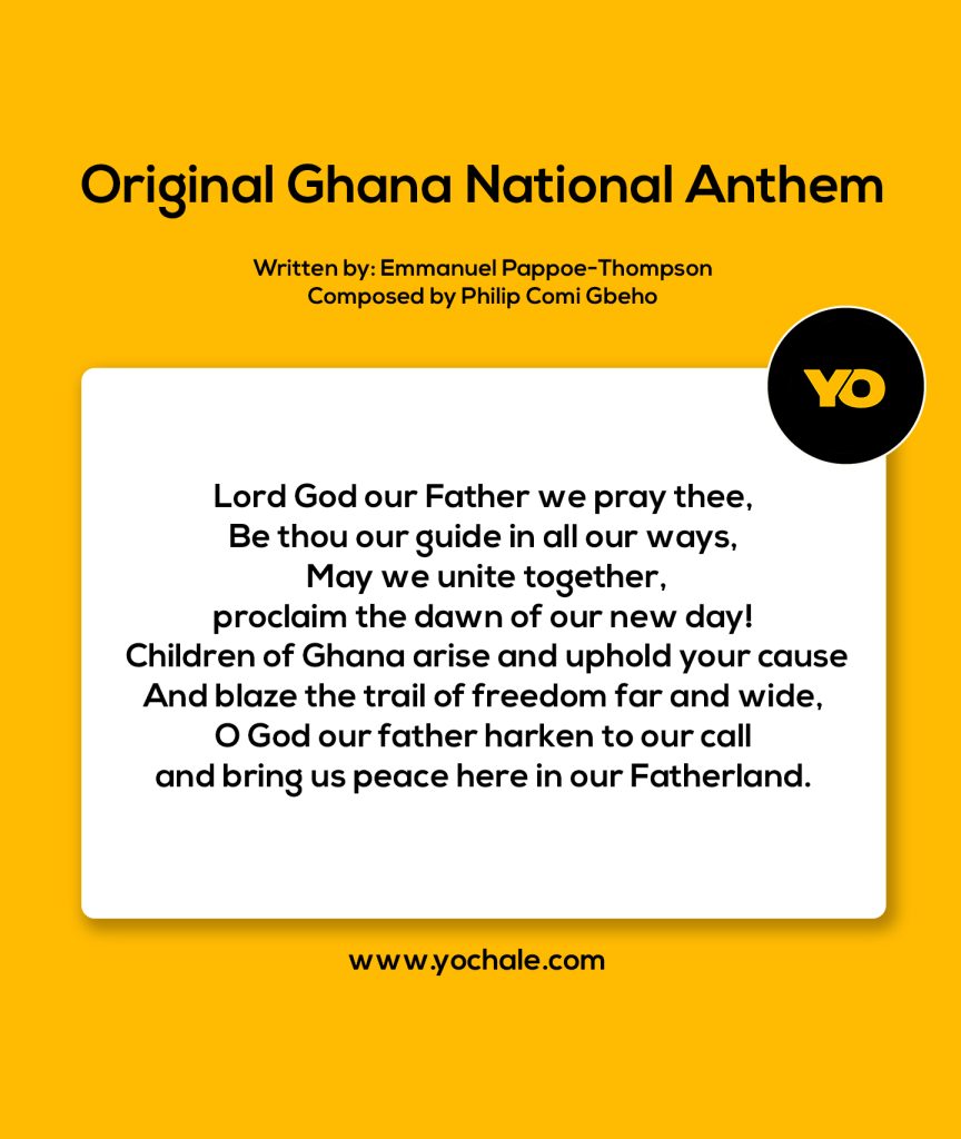 The Original Ghana National Anthem